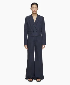 Dames Closed Blazers*Blazer Fitted Blauw