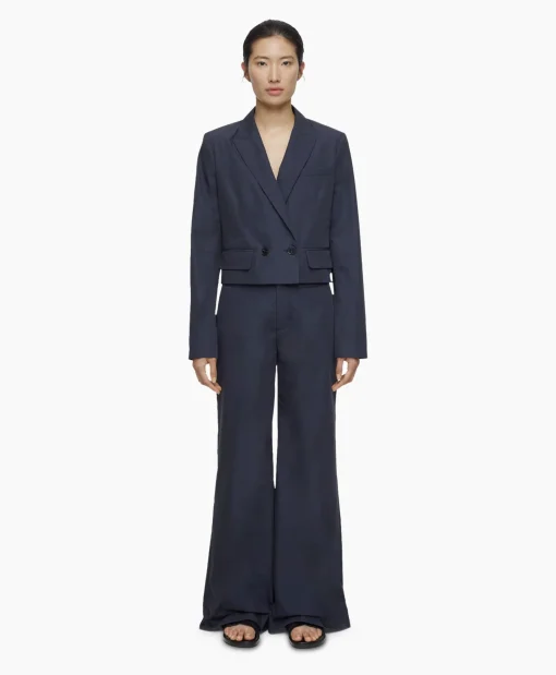 Dames Closed Blazers*Blazer Fitted Blauw