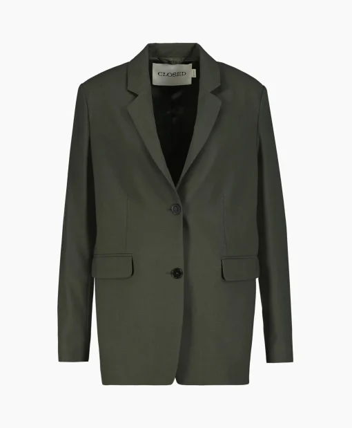 Dames Closed Blazers*Blazer Lola Groen