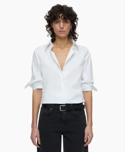 Dames Closed Blouses*Blouse Waisted Wit