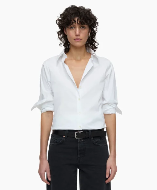Dames Closed Blouses*Blouse Waisted Wit