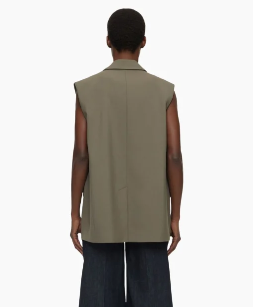 Dames Closed Gilets*Gilet Sleeveless Taupe