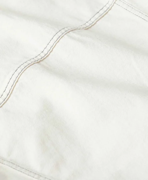 Dames Closed Jassen*Jack Boxy Denim Off White