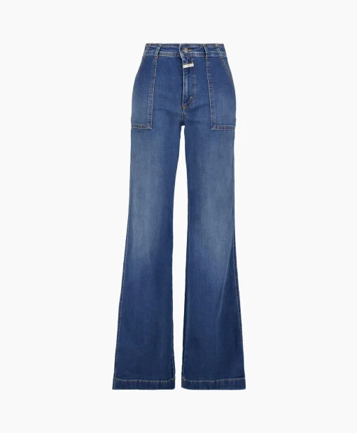 Dames Closed Broeken*Jeans Aria Midden Blauw