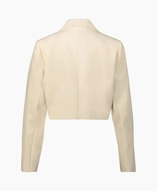 Dames Co'couture Blazers*Co'Couture Blazer Vola Crop Beige