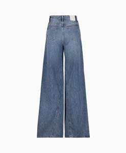 Dames Co'couture Broeken*Co'Couture Jeans Vika Long Wide Seam Licht Blauw