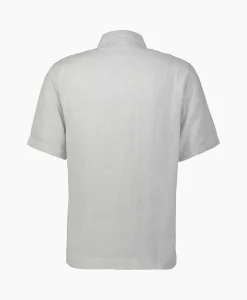 Heren Cp Company Overhemden*Overhemd Linen Grijs