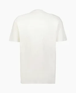 Heren Cp Company T-Shirts*T-Shirt Korte Mouw Jersey Artisinal Card Wit