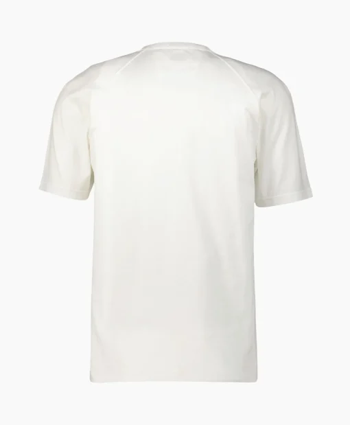 Heren Cp Company T-Shirts*T-Shirt Mercerized Jersey Logo Wit