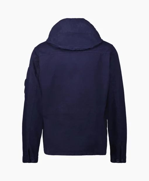 Heren Cp Company Jassen*Vest B Hooded Jacket Donker Blauw