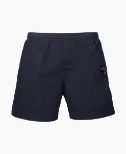 Heren Cp Company Zwembroeken*Zwembroek Flatt Nylon Utility Donker Blauw