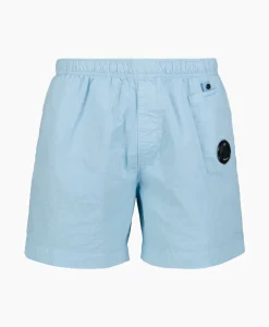 Heren Cp Company Zwembroeken*Zwembroek Flatt Nylon Utility Licht Blauw