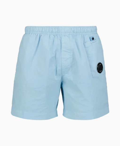 Heren Cp Company Zwembroeken*Zwembroek Flatt Nylon Utility Licht Blauw