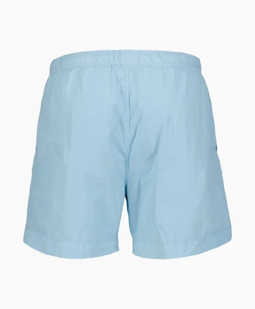 Heren Cp Company Zwembroeken*Zwembroek Flatt Nylon Utility Licht Blauw