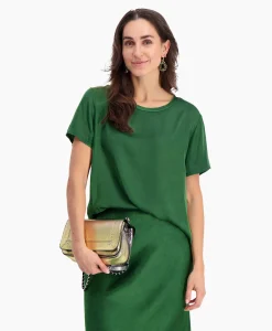 Dames D'arc T-Shirts & Tops*D'Arc Top Round Neck Groen