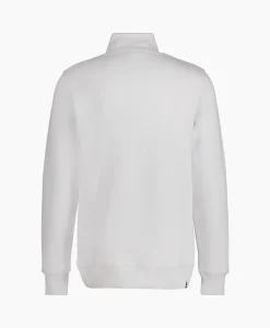 Heren Denham Truien*Logan Half Zip Sweat Ss Beige