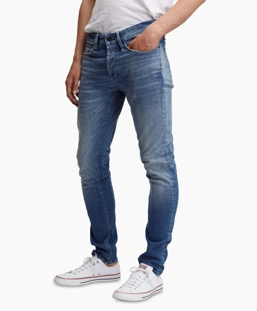 Heren Denham Broeken*Jeans Bolt Fmnwli Gots Blauw