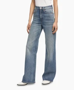 Dames Denham Broeken*Jeans Miku Abc Rcs Off White