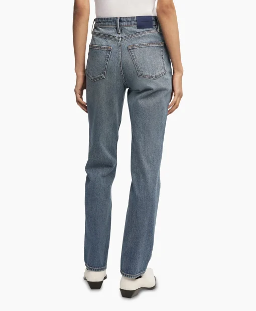 Dames Denham Broeken*Jeans Suki Ab Off White