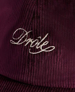 Heren Drole De Monsieur Petten*Pet La Casquette Corduroy Donker Rood