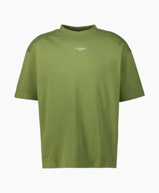 Heren Drole De Monsieur T-Shirts*T-Shirt Korte Mouw Slogan Khaki