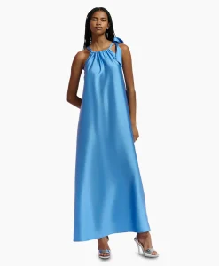 Dames Essentiel Antwerp Bruiloftskleding*Maxi Jurk Famson Blauw