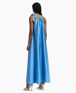 Dames Essentiel Antwerp Bruiloftskleding*Maxi Jurk Famson Blauw