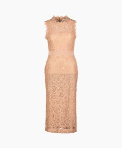 Dames Essentiel Antwerp Bruiloftskleding*Midi Jurk Emery Pink