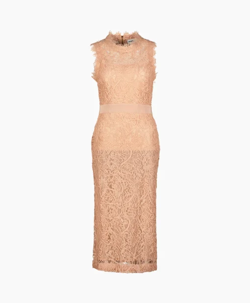 Dames Essentiel Antwerp Bruiloftskleding*Midi Jurk Emery Pink