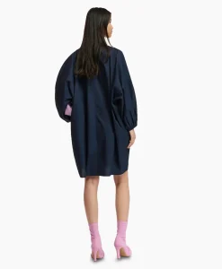 Dames Essentiel Antwerp Bruiloftskleding*Mini Jurk Frilled Blauw
