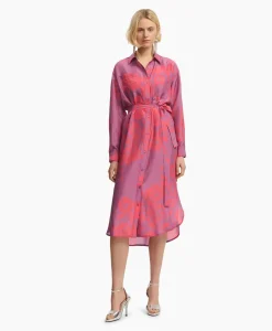 Dames Essentiel Antwerp Bruiloftskleding*Mini Jurk Foxglove Pink
