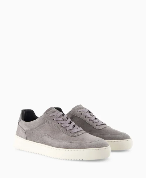 Heren Filling Pieces Sneakers*Sneaker Mondo Suede Organic Grijs
