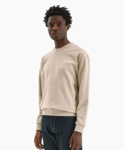 Heren Flâneur Truien*Flaneur Sweater Signature Beige