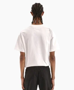 Heren Flâneur T-Shirts*Flaneur T-Shirt Korte Mouw Essential Wit