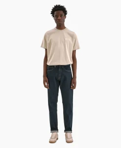 Heren Flâneur T-Shirts*Flaneur T-Shirt Korte Mouw Signature Beige