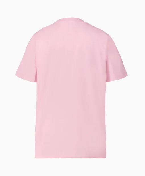 Dames Ganni T-Shirts & Tops*T-Shirt Korte Mouw Basic Jersey Sun Relaxed Rose
