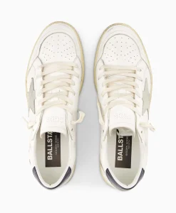 Heren Golden Goose Sneakers*Sneaker Ballstar Leather Upper Suede Star Shiny Le Off White