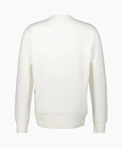 Heren Golden Goose Truien*Sweater Golden M's Regular Distressed Off White