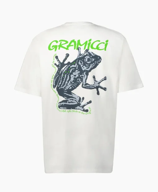 Heren Gramicci T-Shirts*Longsleeve Carabiner Wit