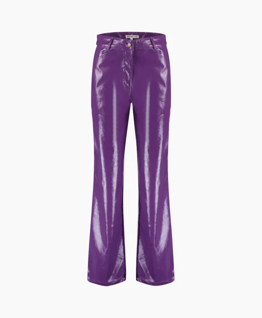 Dames Harper & Yve Broeken*Harper & Yve Pantalon Harper-Pa Paars