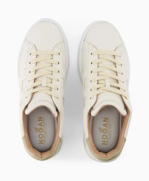 Dames Hogan Sneakers*Sneaker Rebel Ecru