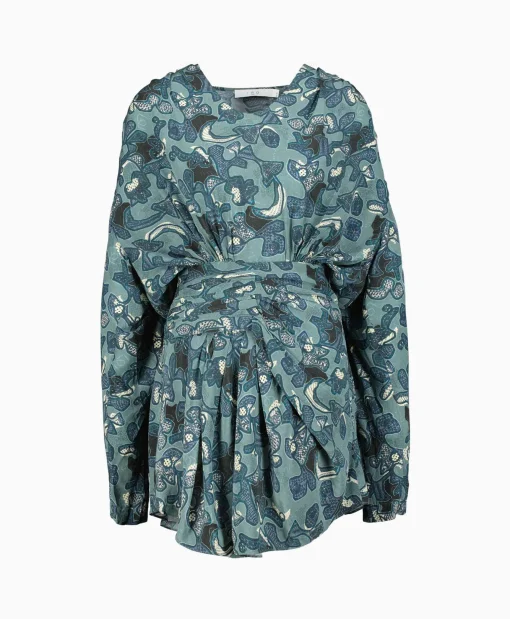 Dames Iro Jurken*Mini Jurk Fontana Blauw