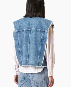 Dames Isabel Marant Gilets*Gilet Tyra-Ga Blauw