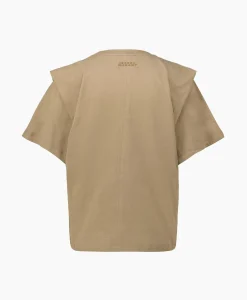 Dames Isabel Marant T-Shirts & Tops*T-Shirt Korte Mouw Zelitos-Ga Khaki