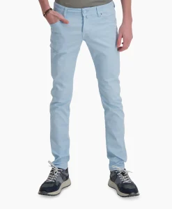 Heren Jacob Cohen Broeken*Jeans 5 Pkt Super Slim Fit Nick Blauw