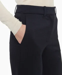 Dames Joseph Broeken*Pantalon Morissey Tailor Wool Donker Blauw