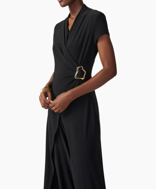 Dames Joseph Ribkoff Jumpsuits*Jumpsuit Korte Mouwen Zwart