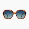 Dames Komono Zonnebrillen*Zonnebril Iggy Bourbon Gold Goud