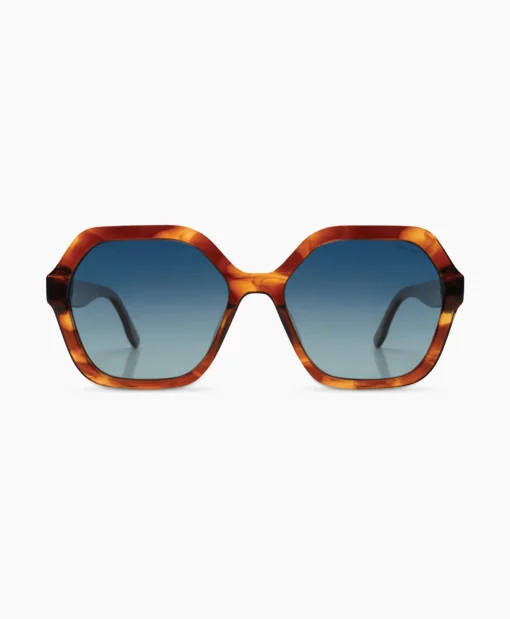 Dames Komono Zonnebrillen*Zonnebril Iggy Bourbon Gold Goud