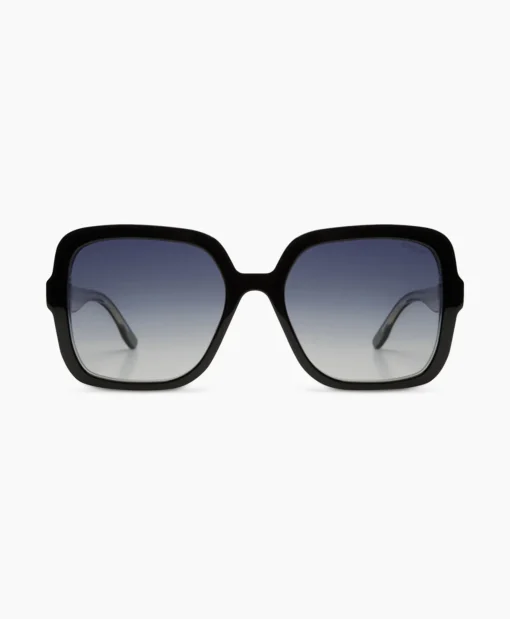 Dames Komono Zonnebrillen*Zonnebril Miley Black Clear White Gold Goud